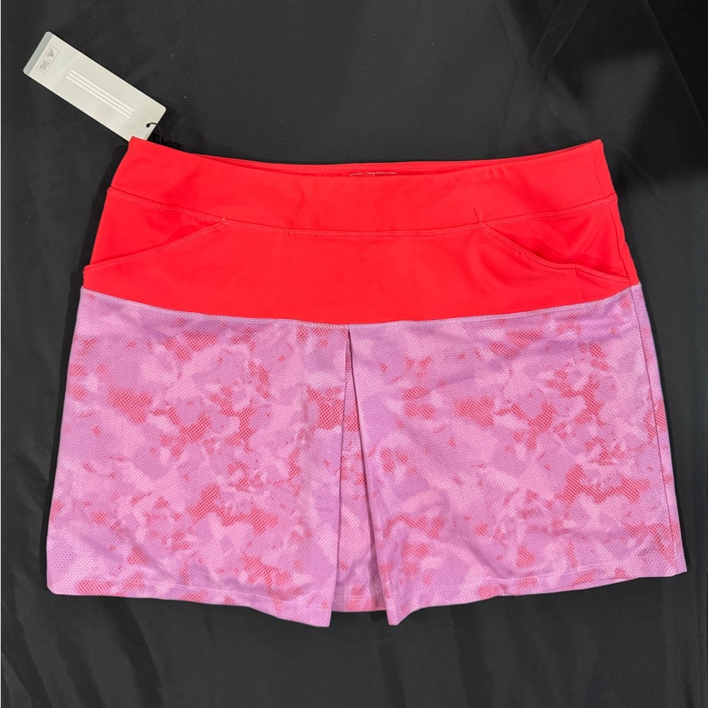 NEW Adidas Red and Pink Skorts with Stretchy Athletic Fit